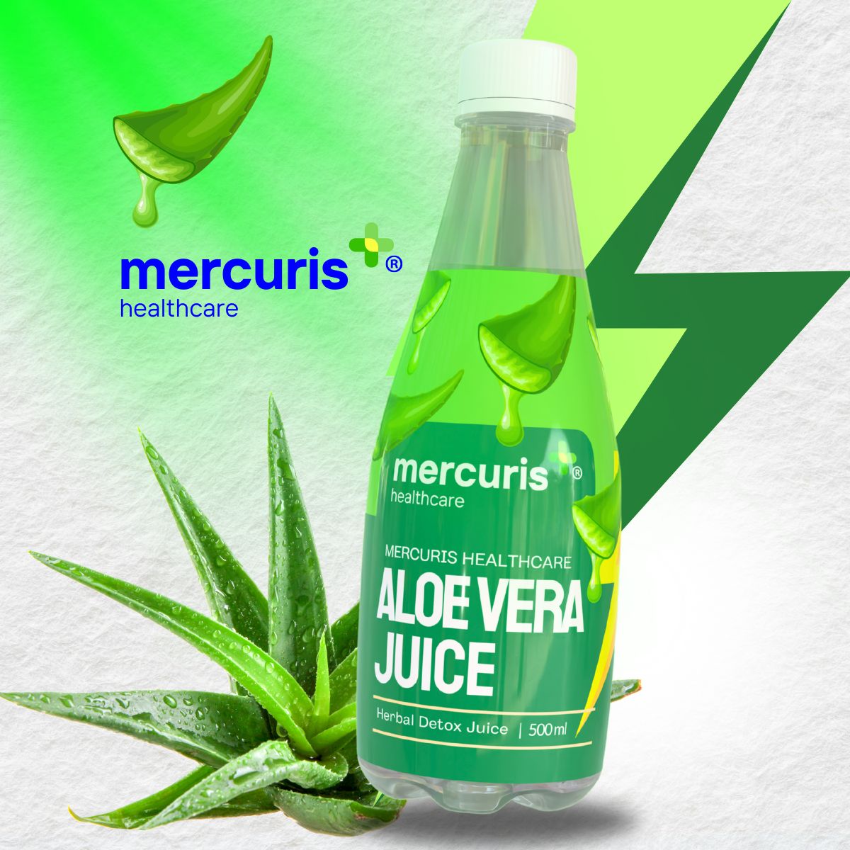 Aloe Vera Juice | Ayurvedic Digestive & Skin Health Tonic - 500 ml