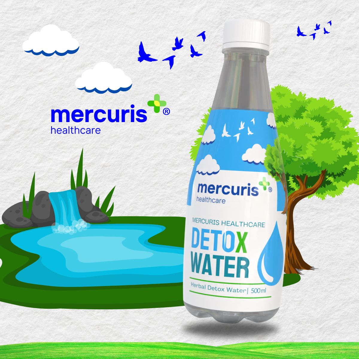 Detox Water | Ayurvedic Body Cleanser & Internal Purifier - 500 ml