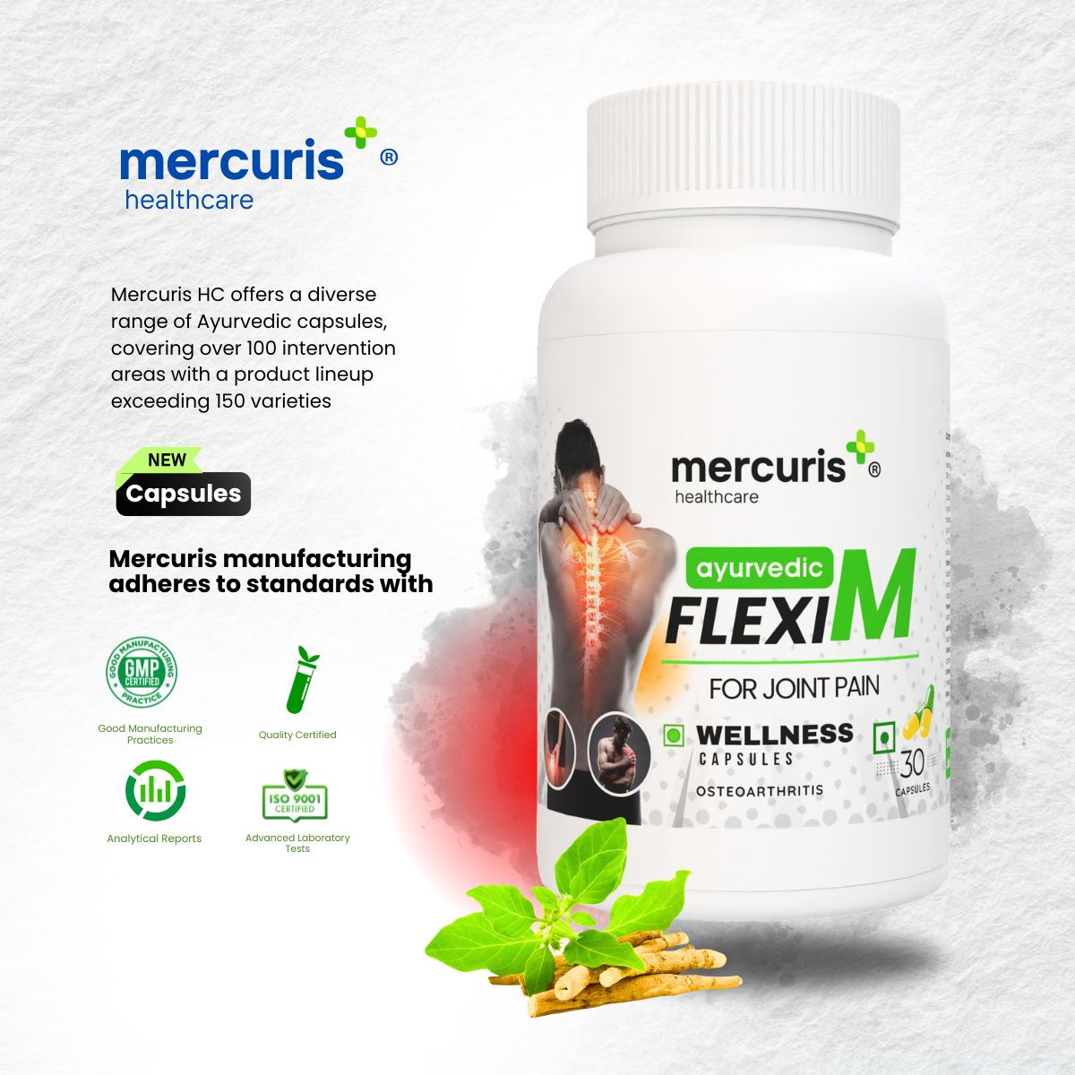 FlexiM Capsules – Ayurvedic Joint Support for Flexibility, Strength & Pain Relief