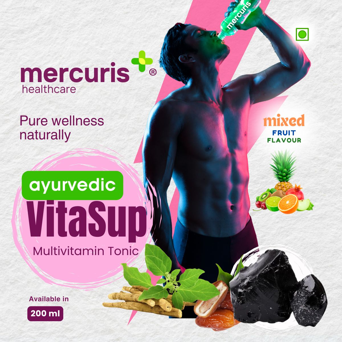VitaSup – Ayurvedic Multivitamin Tonic for Strength, Energy & Immunity